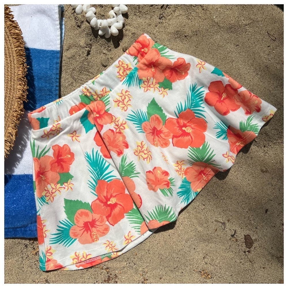 The Childrens Place Tropical Print Skirt